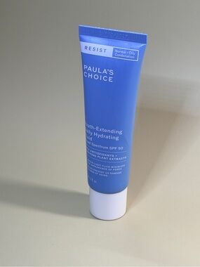 Paula's Choice Blue Daily Hydrating SPF 50 Tube